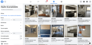 Cómo alquilar inmuebles por Facebook Marketplace